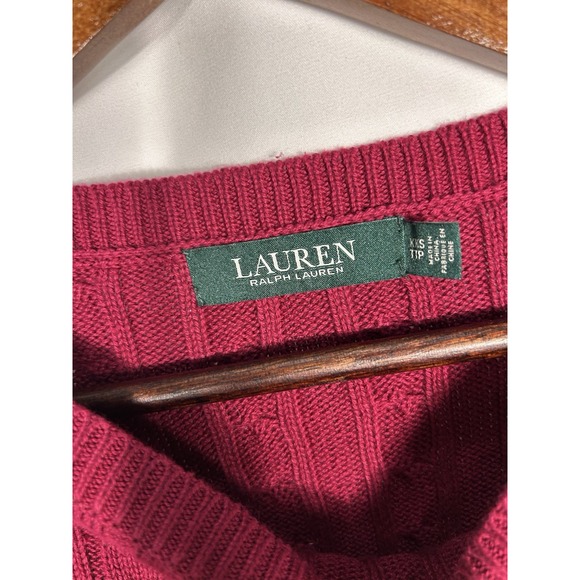 LRL Ralph Lauren Womens XXS Cable Knit Sweater Y2K Preppy Fall Heritage Classy - Picture 10 of 10